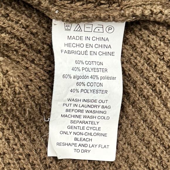 Michael Kors Sweater Womens Medium Cowl Neck Layering Slouchy Minimalist Grandpa - Picture 8 of 8